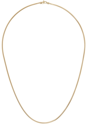 Tom Wood Gold Snake Chain Slim Necklace