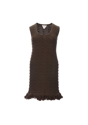Bottega Veneta Elegant Cotton Brown Suit for Women - M
