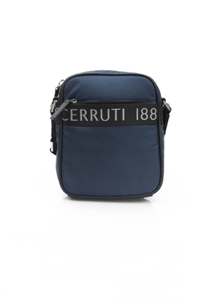 Cerruti 1881 Blue Nylon Messenger Bag