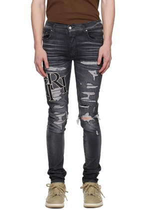 AMIRI Gray Staggered Jeans