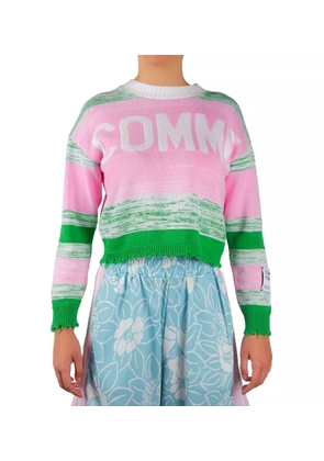 Comme Des Fuckdown Pink Viscose Sweater - S
