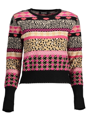 Desigual Black Polyester Sweater - L