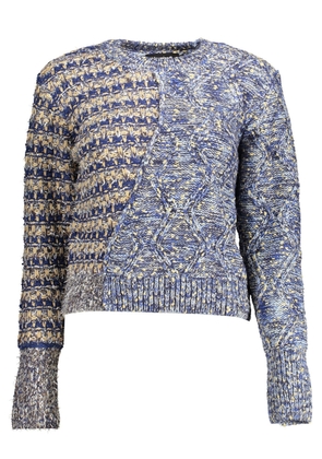 Desigual Blue Polyester Sweater - M