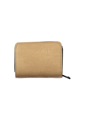 Desigual Chic Brown Wallet with Card Slots & Secure Closure