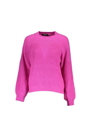 Desigual Chic Turtleneck Sweater with Contrast Detailing - L