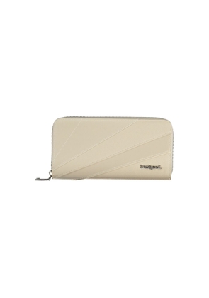 Desigual Elegant White Polyethylene Wallet