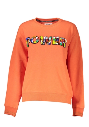 Desigual Orange Cotton Sweater - S
