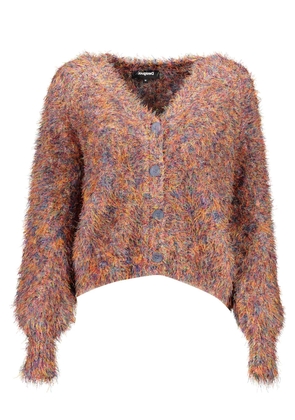 Desigual Orange Polyester Sweater - L