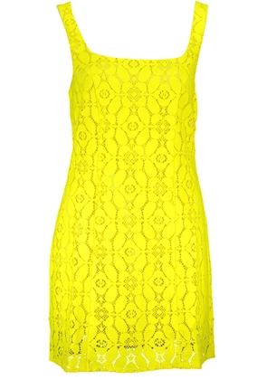 Desigual Yellow Polyester Dress - M