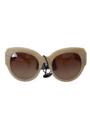 Dolce & Gabbana Beige Acetate Full Rim Brown Lense DG4294 Sunglasses
