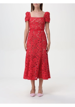 Dress SELF-PORTRAIT Woman color Red