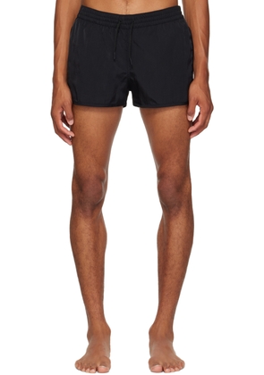 CDLP Black Embroidered Swim Shorts