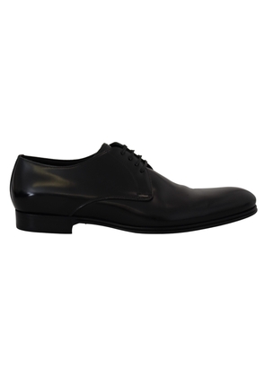 Dolce & Gabbana Black Leather Formal Dress Shoes - EU39.5/US6.5