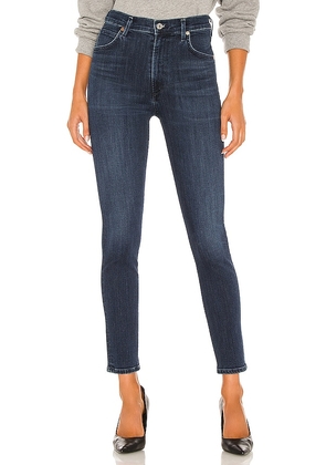 Citizens of Humanity Chrissy High Rise Skinny in Blue. Size 24.