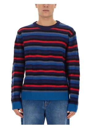 Ps By Paul Smith Jersey With Stripe Pattern Sweater