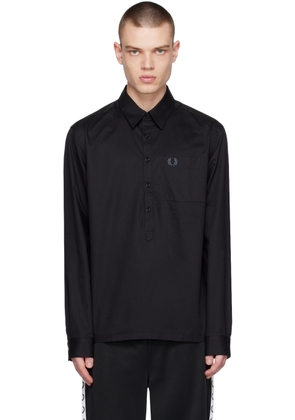 Fred Perry Black Overhead Shirt