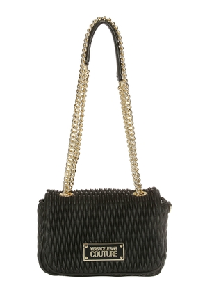 Versace Jeans Couture Quilted Chain-Linked Shoulder Bag