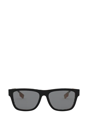 Burberry Eyewear Be4293 Top Black On Vintage Check Sunglasses