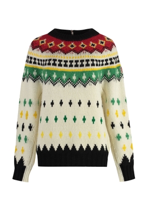 Moncler Grenoble Jacquard Wool Sweater
