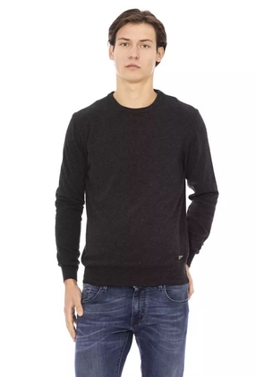 Baldinini Trend Elegant Crewneck Monogram Sweater - L