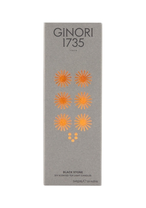 Ginori 1735 black stone scented tea light candles refill - OS X