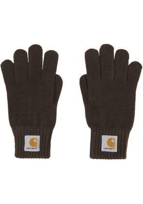 Carhartt Work In Progress Brown Watch Gloves