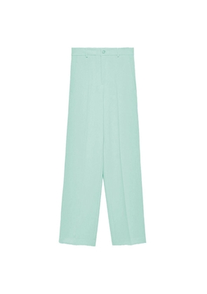 Green Polyester Jeans & Pant - M
