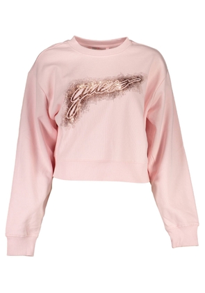 Guess Jeans Pink Cotton Sweater - XS