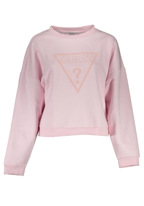 Guess Jeans Pink Cotton Sweater - XL