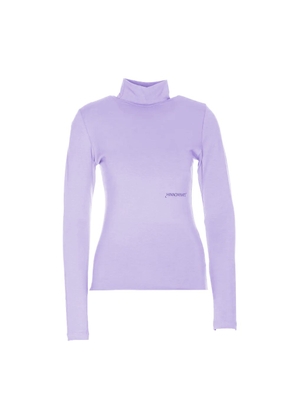Hinnominate Chic Purple Turtleneck Lightweight Sweater - M