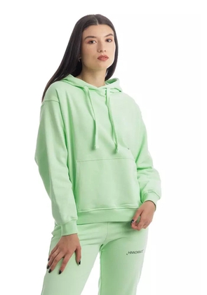 Hinnominate Green Cotton Sweater - S