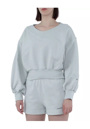 Hinnominate Gray Cotton Sweater - XL