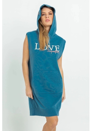 Imperfect Blue Cotton Dress - XS