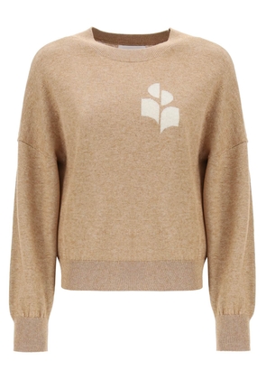 Isabel Marant Etoile marisans sweater with logo intarsia - 38 Beige