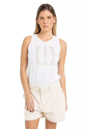 Imperfect White Cotton T-Shirt & Top - XS