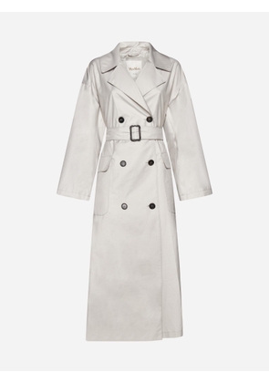 's Max Mara Belted Cotton-Blend Trench Coat