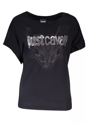 Just Cavalli Black Polyester Tops & T-Shirt - XS