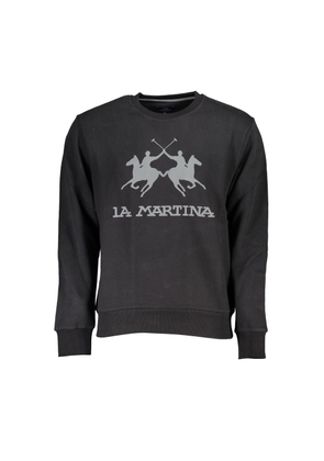 La Martina Sophisticated Crew Neck Cotton Sweatshirt - XL