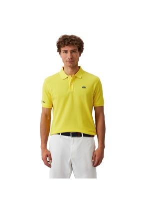 La Martina Yellow Cotton Polo Shirt - XL
