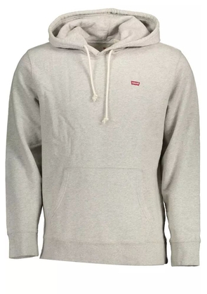 Levi's Essential Gray Hooded Sweatshirt for Men - S
