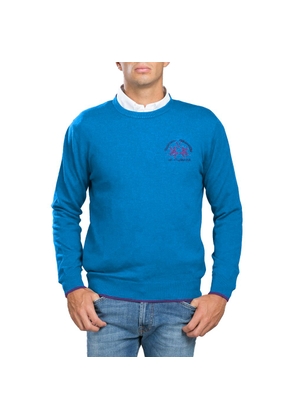 Light Blue Acrylic Sweater - S