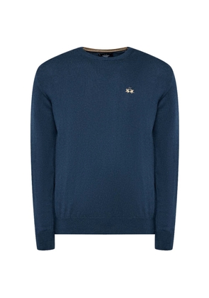 Light Blue Cotton Sweater - L