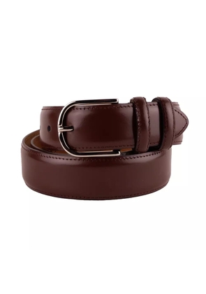 Made in Italy Brown Calfskin Belt - 105 cm / 42 Inches