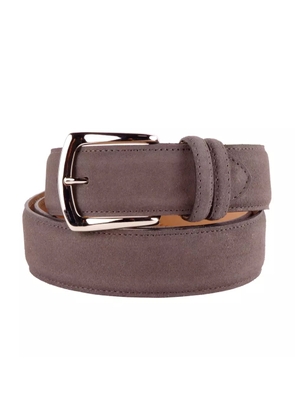 Made in Italy Gray Calfskin Belt - 130cm / 50inch