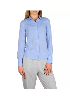Made in Italy Light Blue Cotton Shirt - XS