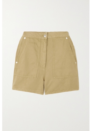 Loewe - + Paula's Ibiza Linen And Cotton-blend Shorts - Neutrals - FR32,FR34,FR36,FR38,FR40,FR42