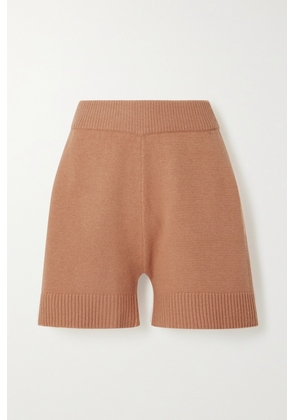 The Frankie Shop - Juno Wool-blend Shorts - Brown - x small,small,medium,large