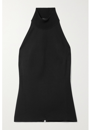 Givenchy - Cutout Knitted Turtleneck Top - Black - x small,small,medium,large