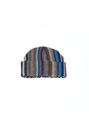 Missoni Geometric Fantasy Multicolor Wool-Acrylic Hat - Unisex