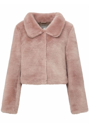 Unreal Fur Tirage cropped faux fur jacket - Pink